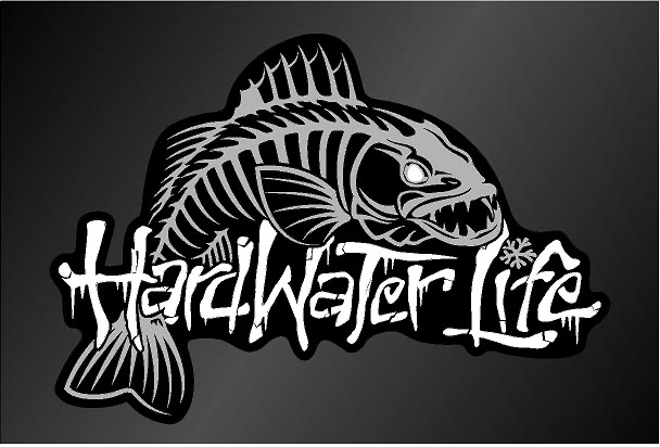 7 Walleye decals by HardWater Life